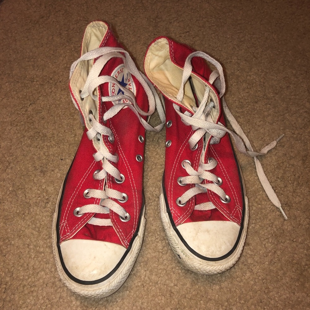 red high top converse
